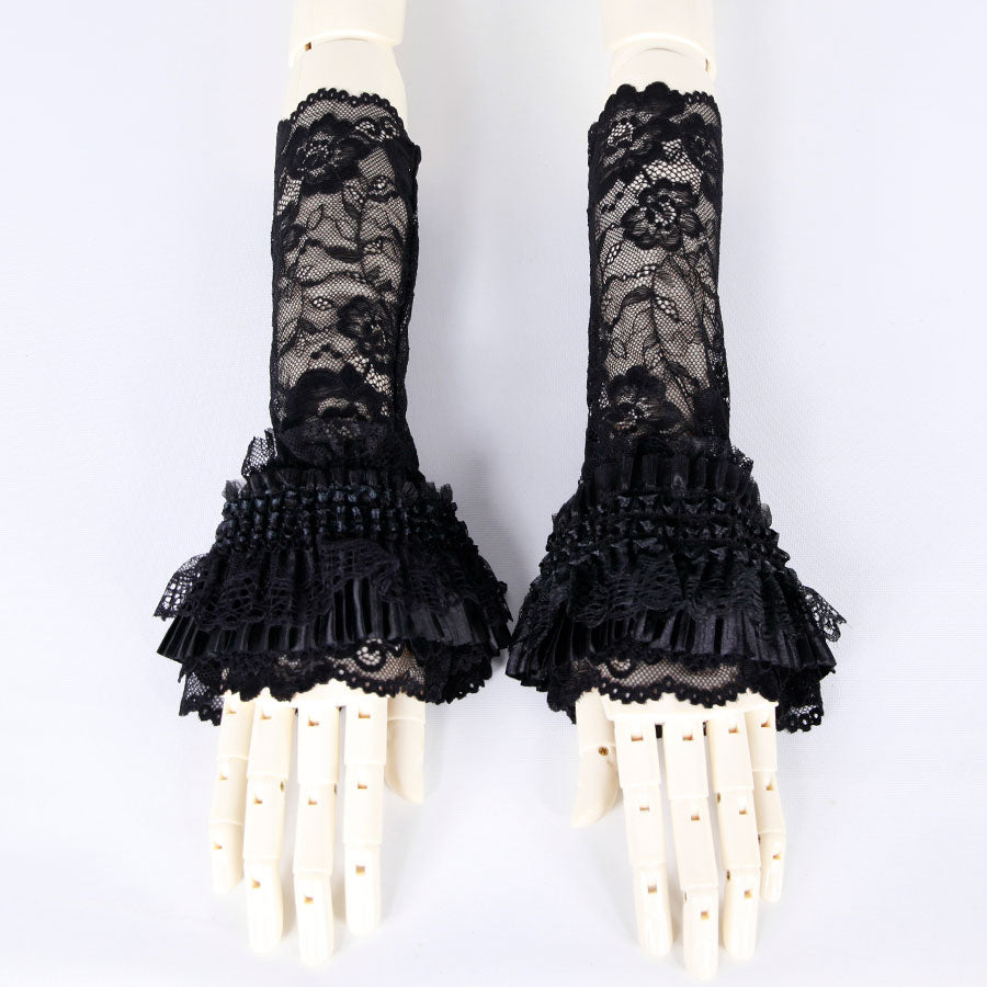 Moriguchika Maiden's Long Lace Gloves / BK