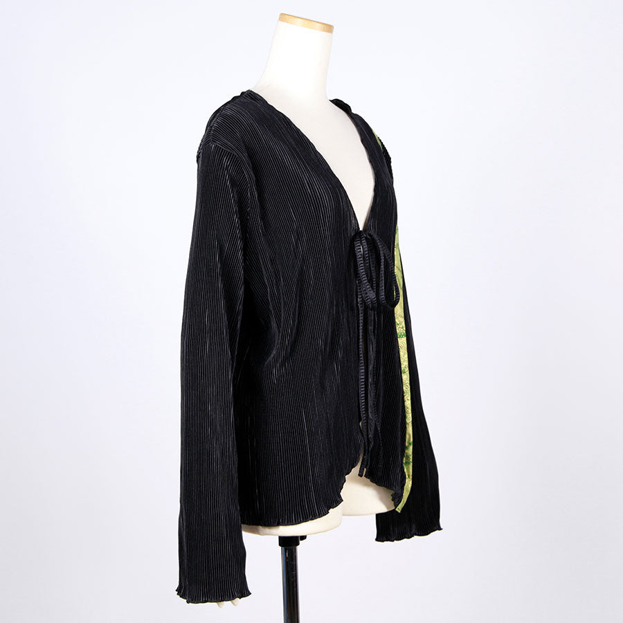 [One-of-a-kind item] TKg Green Ocean Pleated Haori