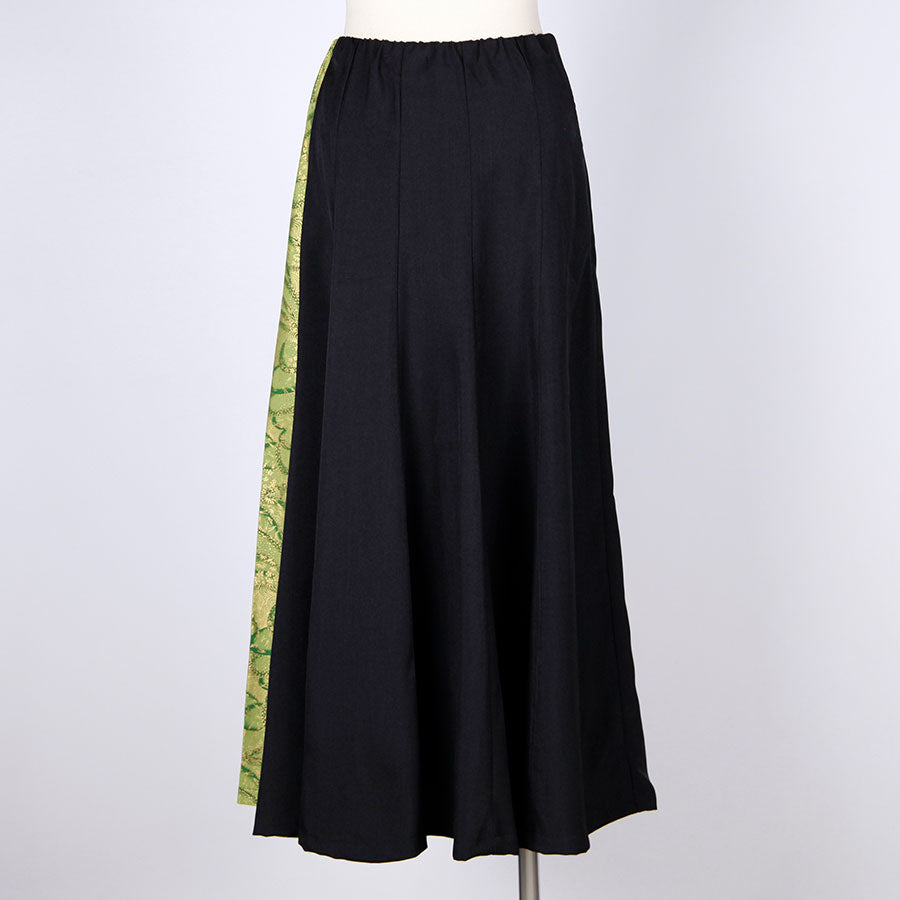 [One-of-a-kind item] TKg Green Ocean Side Japanese Pattern Skirt