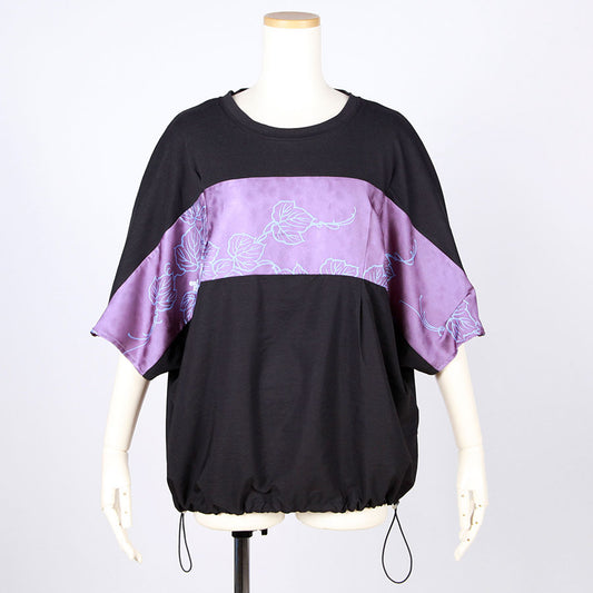 [One-of-a-kind item] TKg Vintage Kimono Grape Pattern Hem String Tops