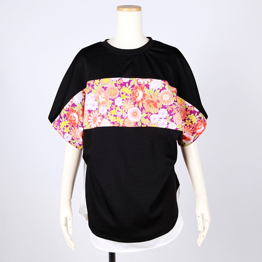 [One-of-a-kind item] TKg A Profusion of Flowers Shirt Combination Tops