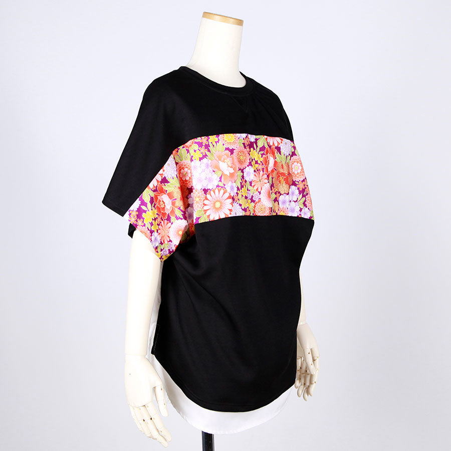 [One-of-a-kind item] TKg A Profusion of Flowers Shirt Combination Tops