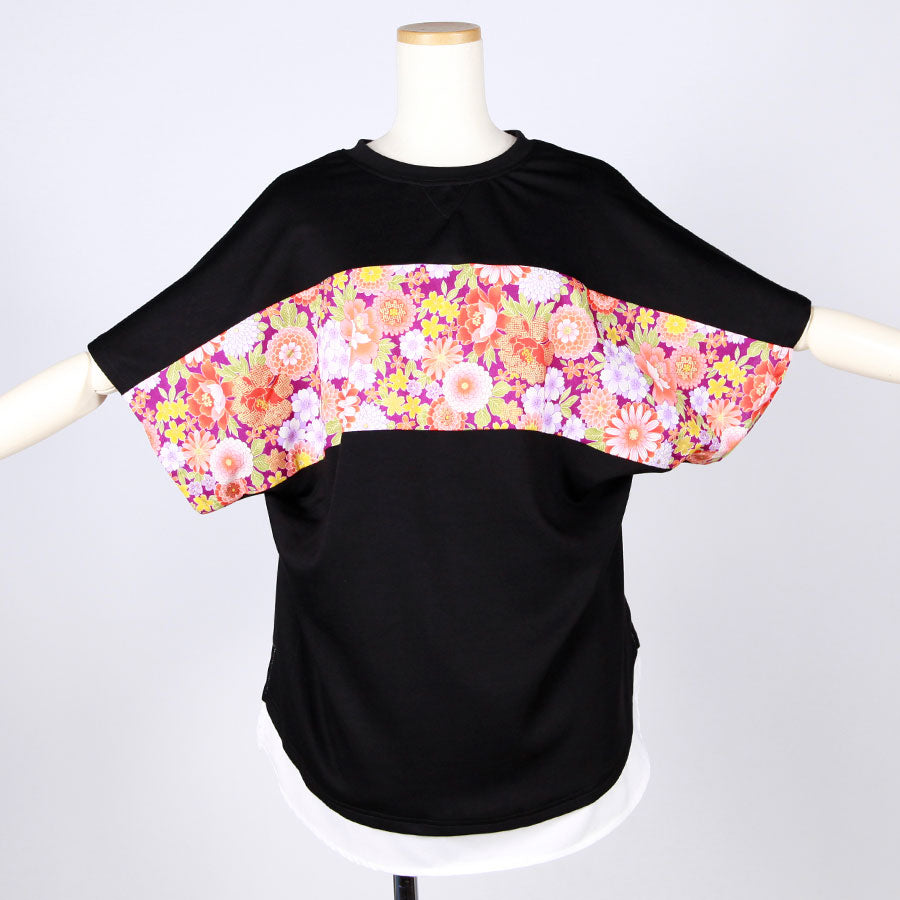 [One-of-a-kind item] TKg A Profusion of Flowers Shirt Combination Tops