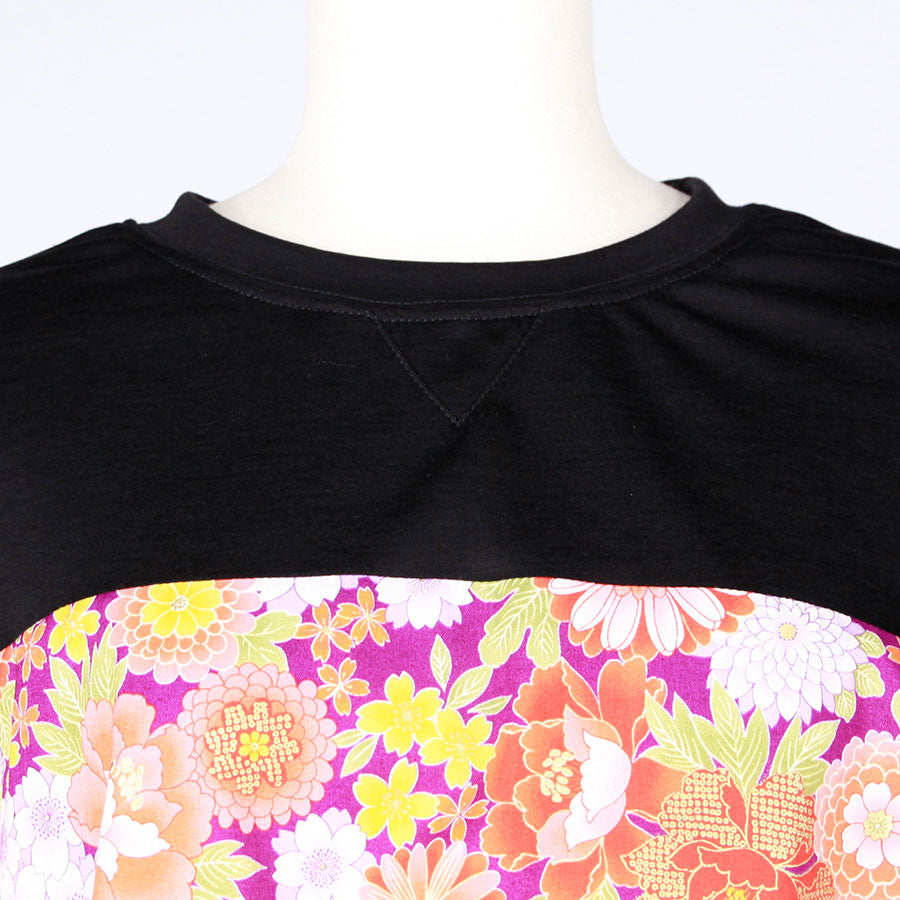 [One-of-a-kind item] TKg A Profusion of Flowers Shirt Combination Tops