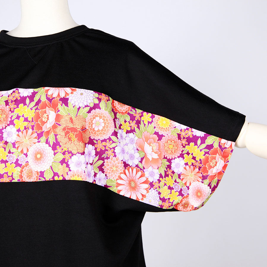 [One-of-a-kind item] TKg A Profusion of Flowers Shirt Combination Tops
