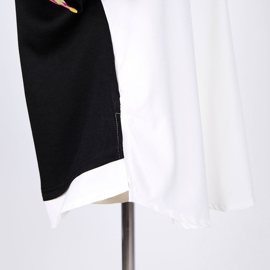 [One-of-a-kind item] TKg A Profusion of Flowers Shirt Combination Tops