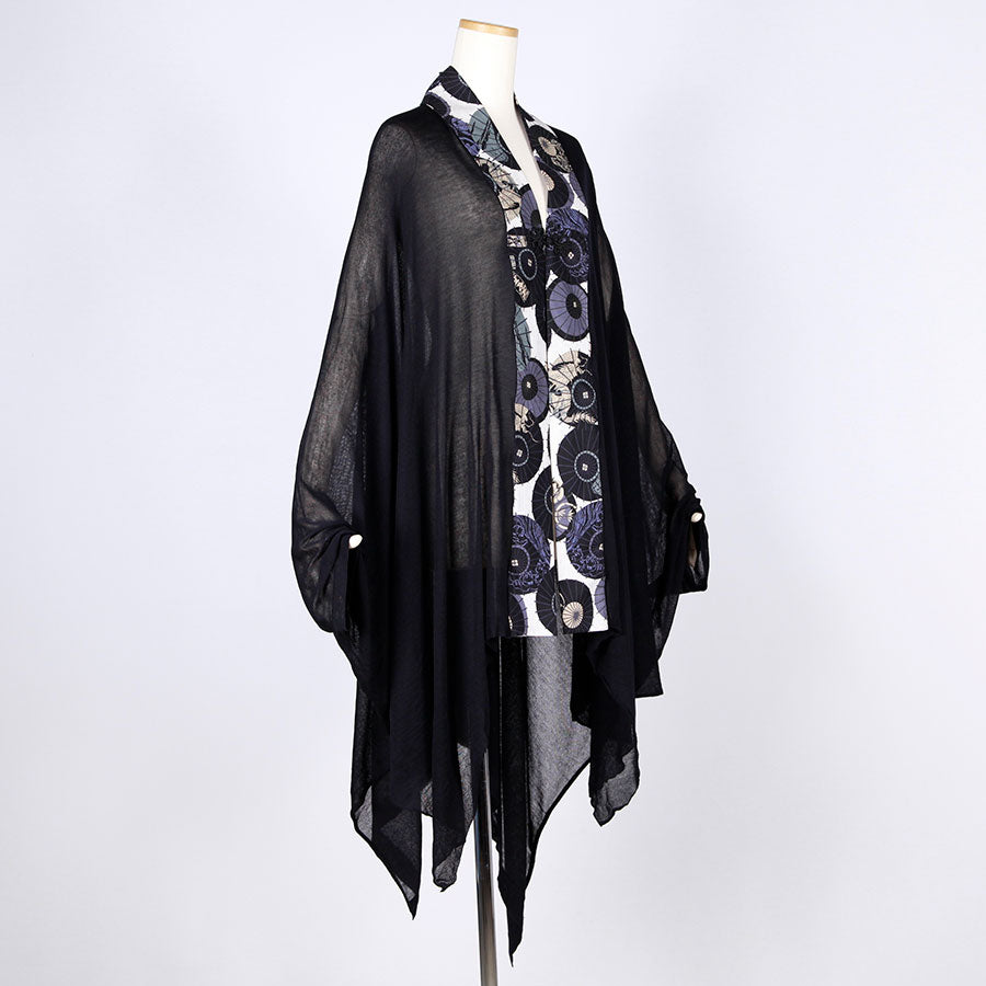[One-of-a-kind item] TKg Group of Umbrellas Poncho Haori