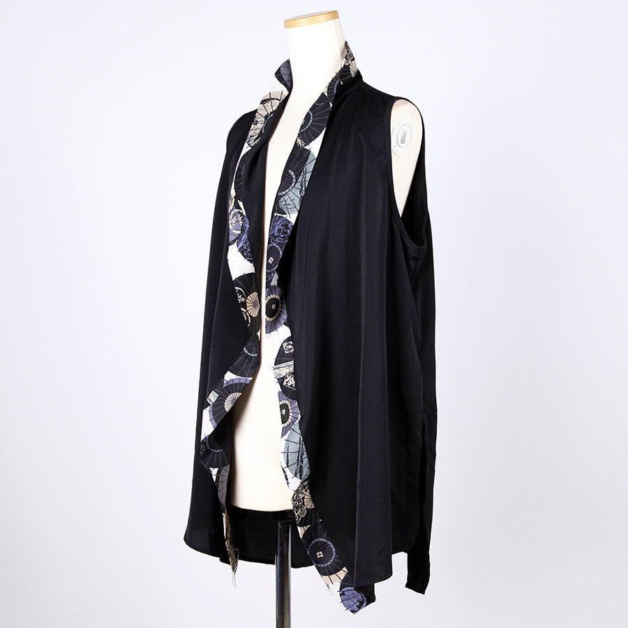 [One-of-a-kind item] TKg Group of Umbrellas Cut-and-sew Vest
