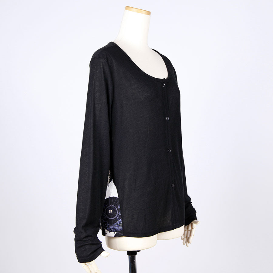 [One-of-a-kind item] TKg Group of Umbrellas Thin Cardigan