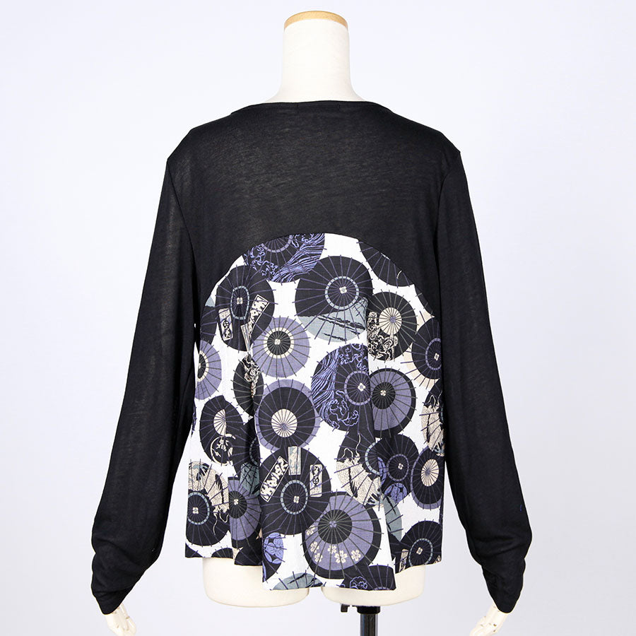 [One-of-a-kind item] TKg Group of Umbrellas Thin Cardigan