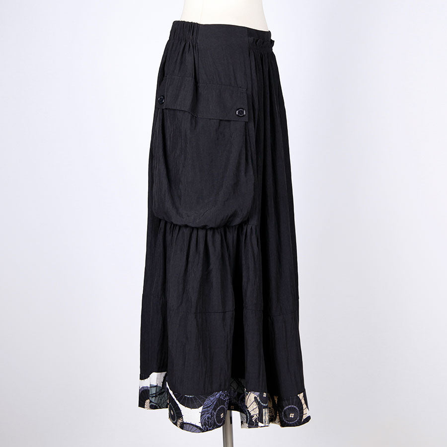 [One-of-a-kind item] TKg Group of Umbrellas Army Skirt