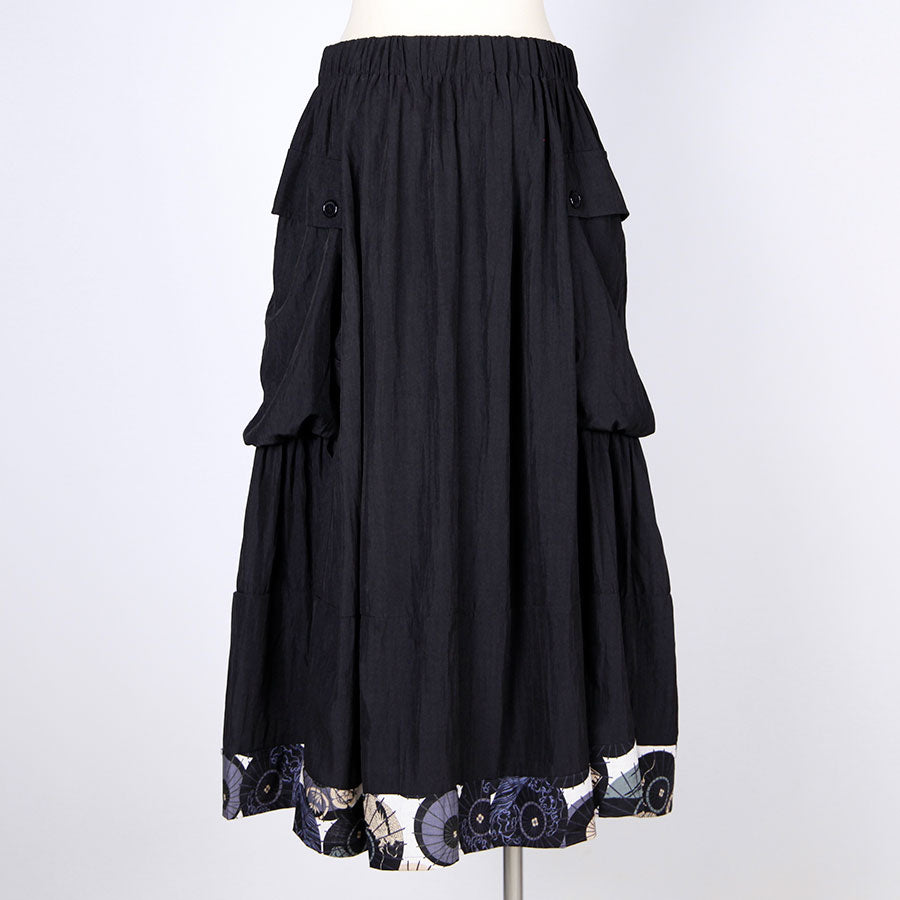 [One-of-a-kind item] TKg Group of Umbrellas Army Skirt
