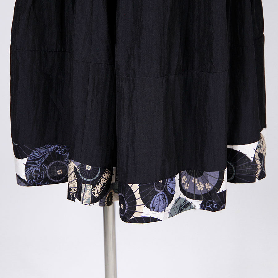 [One-of-a-kind item] TKg Group of Umbrellas Army Skirt