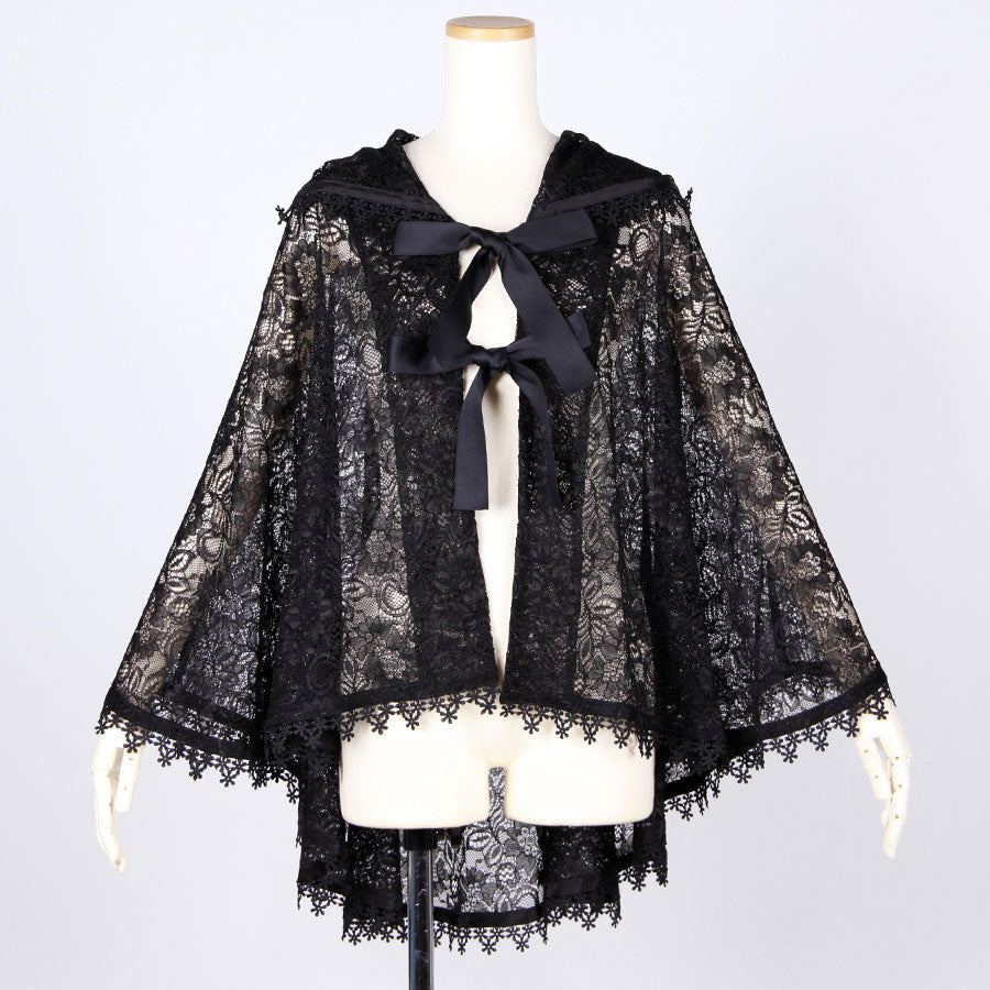 Moriguchika Breeze-Borne Message Cape / BK-BK