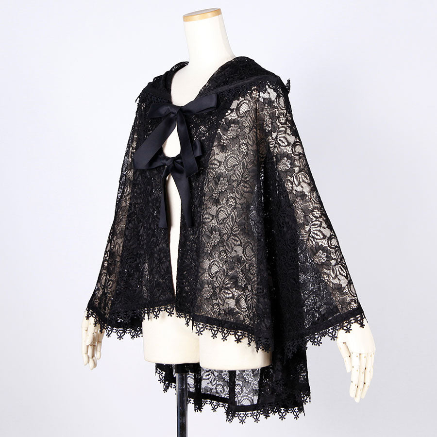 Moriguchika Breeze-Borne Message Cape / BK-BK