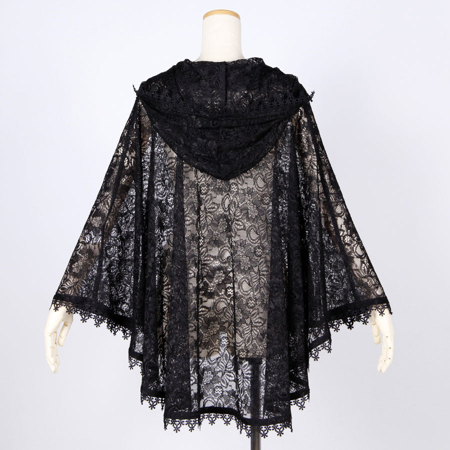 Moriguchika Breeze-Borne Message Cape / BK-BK