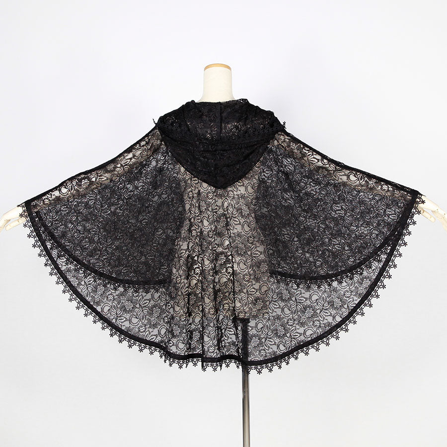 Moriguchika Breeze-Borne Message Cape / BK-BK