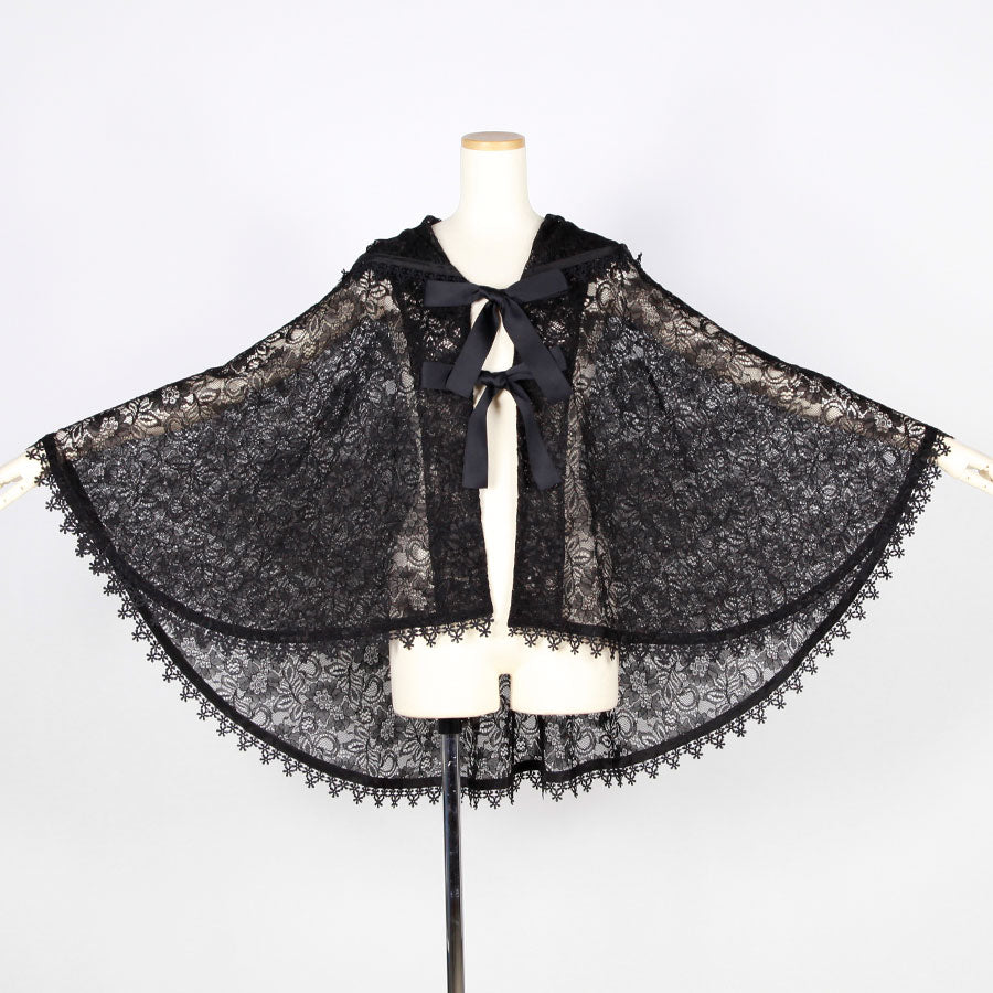 Moriguchika Breeze-Borne Message Cape / BK-BK