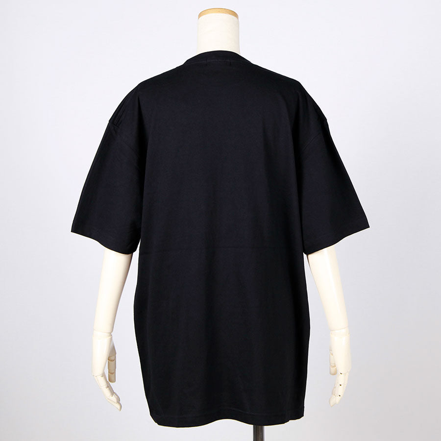 モリグチカ 籠の中の和柄Tシャツ BK-RD