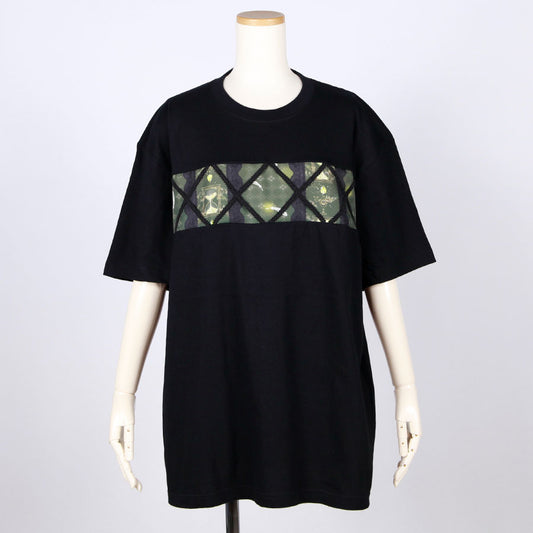 モリグチカ 籠の中の和柄Tシャツ BK-KHA