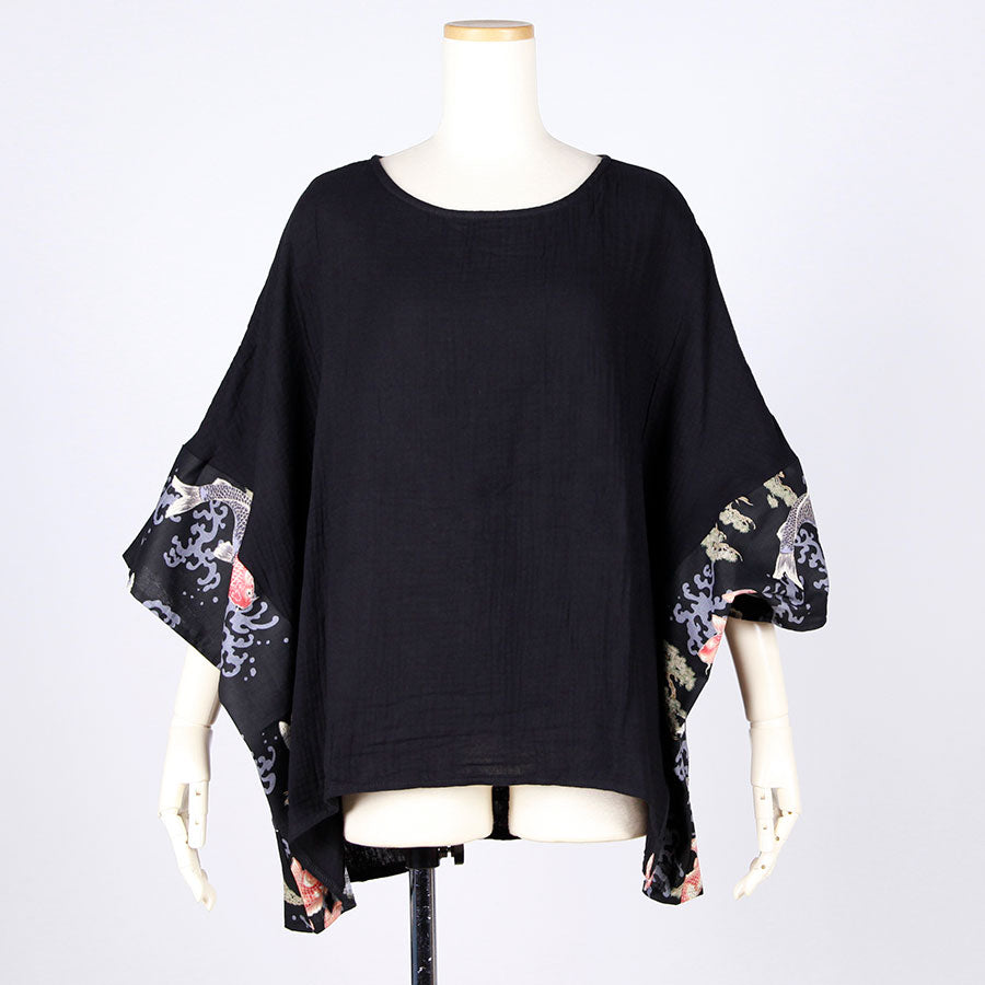 [One-of-a-kind item] TKg Carp Swimming in the Sky Cape Style Tops
