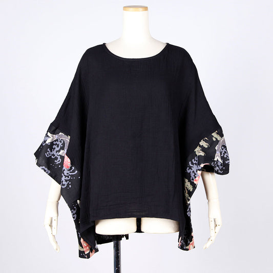 [One-of-a-kind item] TKg Carp Swimming in the Sky Cape Style Tops