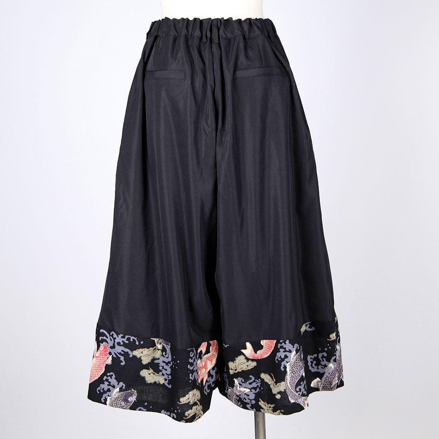 [One-of-a-kind item] TKg Carp Swimming in the Sky Super Wide Pants