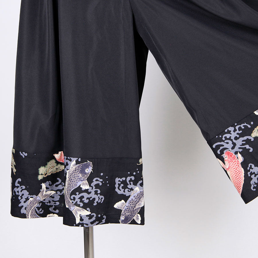[One-of-a-kind item] TKg Carp Swimming in the Sky Super Wide Pants