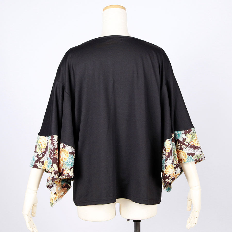 [One-of-a-kind item] TKg Wisteria and Peony Momonga Tops