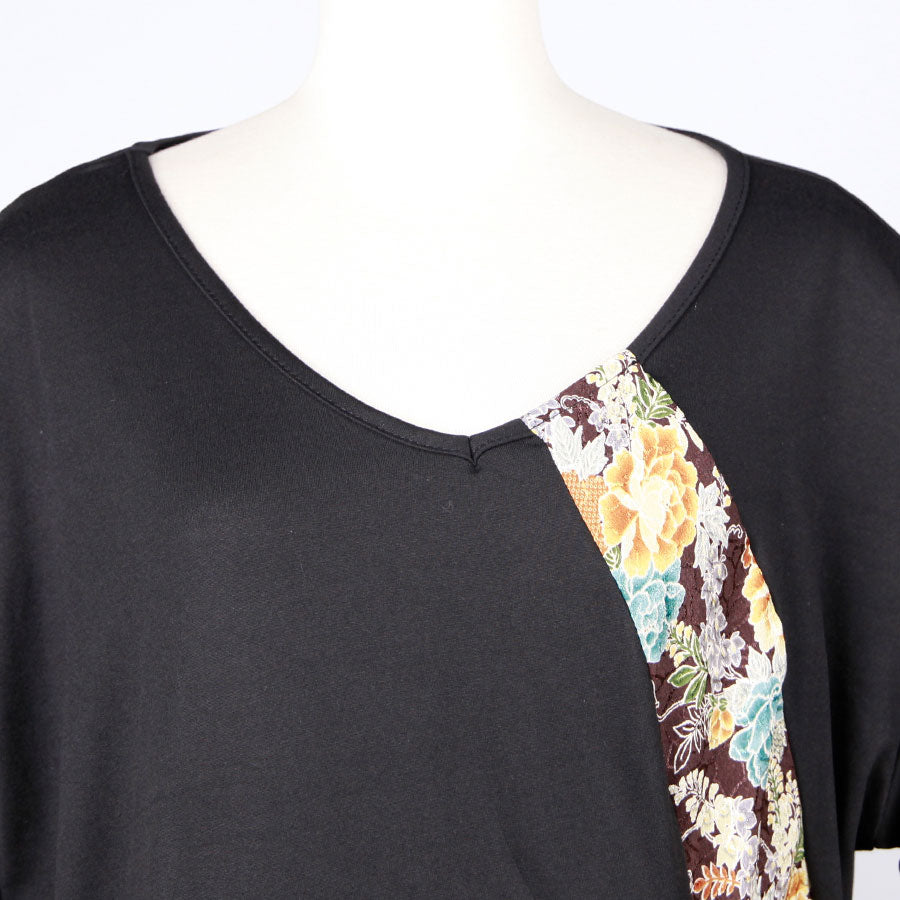 [One-of-a-kind item] TKg Wisteria and Peony Momonga Tops