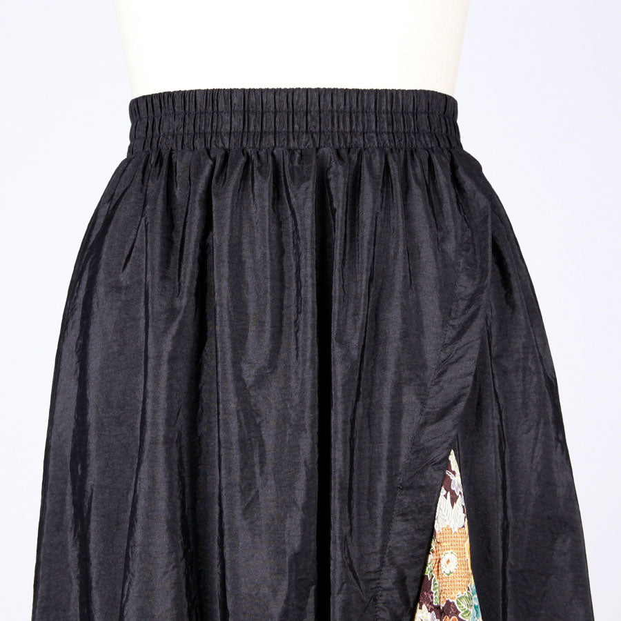 [One-of-a-kind item] TKg Wisteria and Peony Two-tier Skirt