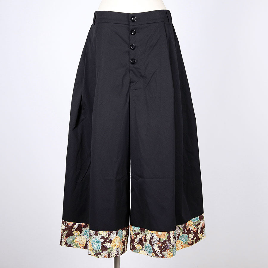 [One-of-a-kind item] TKg Wisteria and Peony Wide Pants