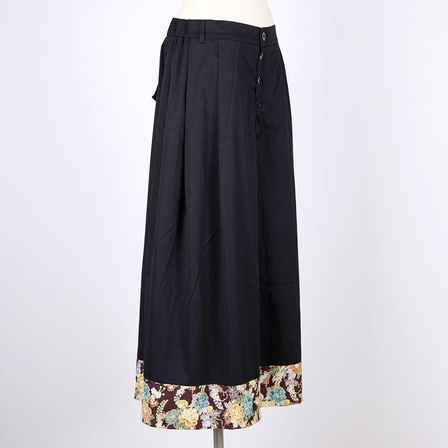 [One-of-a-kind item] TKg Wisteria and Peony Wide Pants