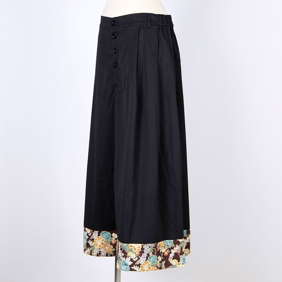 [One-of-a-kind item] TKg Wisteria and Peony Wide Pants