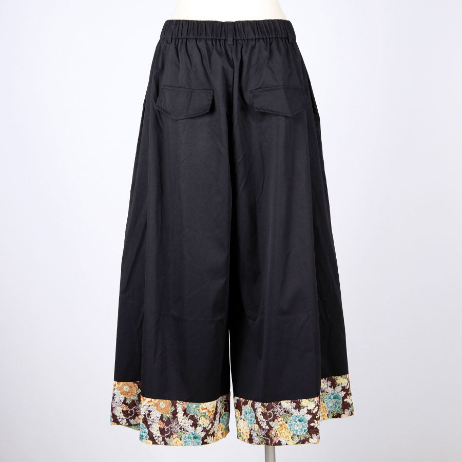 [One-of-a-kind item] TKg Wisteria and Peony Wide Pants