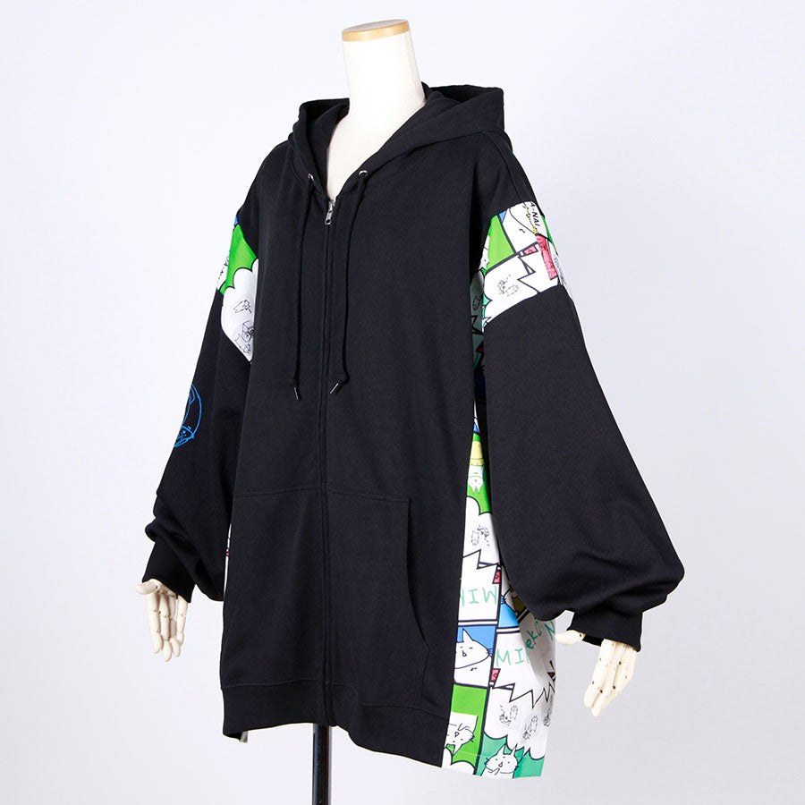 MINT NeKO コミックワイドパーカー