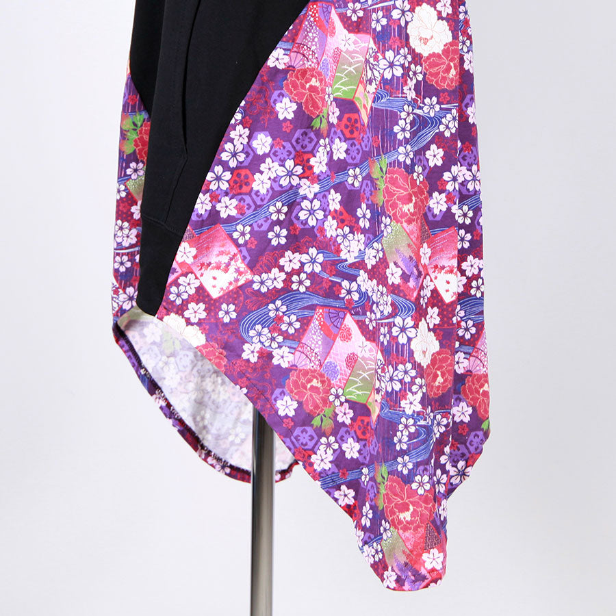 [One-of-a-kind item] TKg Hanafuda-style Japanese Pattern Hoodie