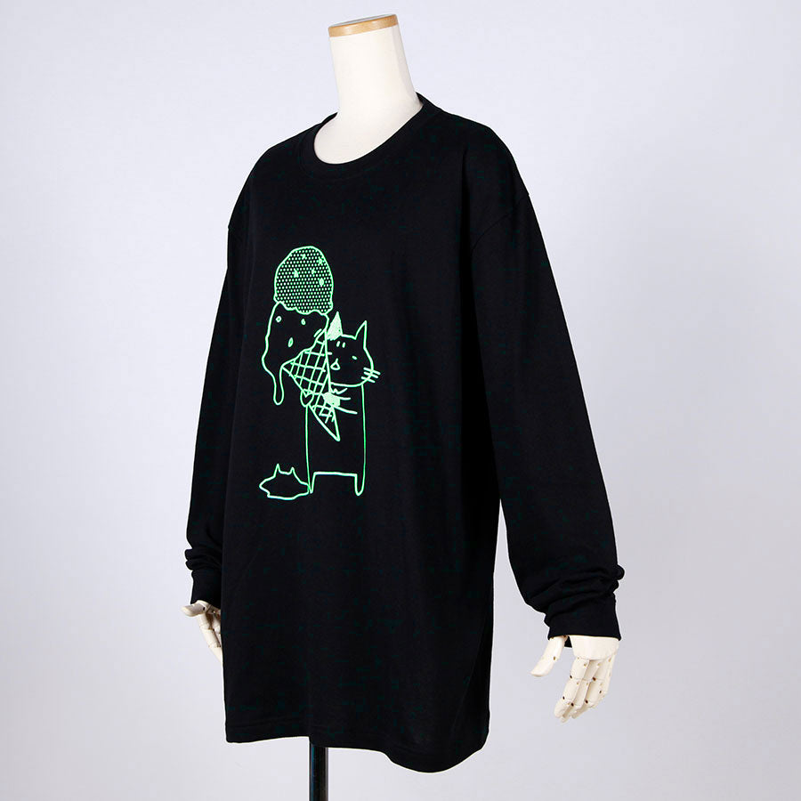 MINT NeKO アイスクリームロンT・XL