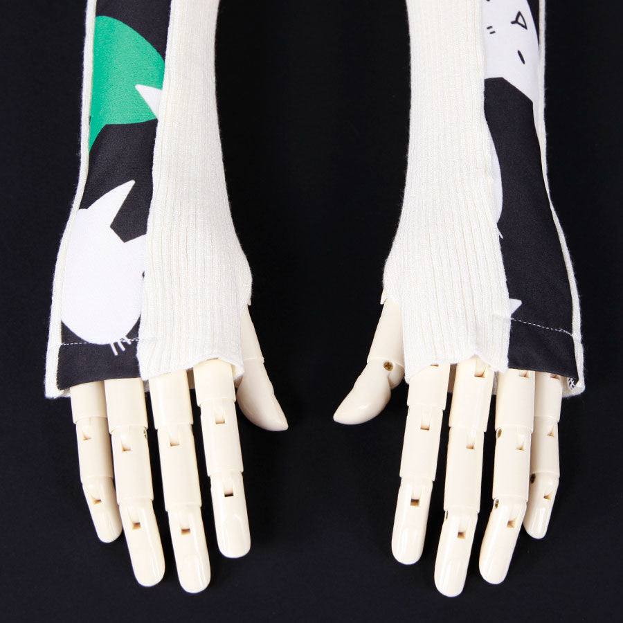 MINT NeKO Graphic Switching Arm Cover / WH-BK