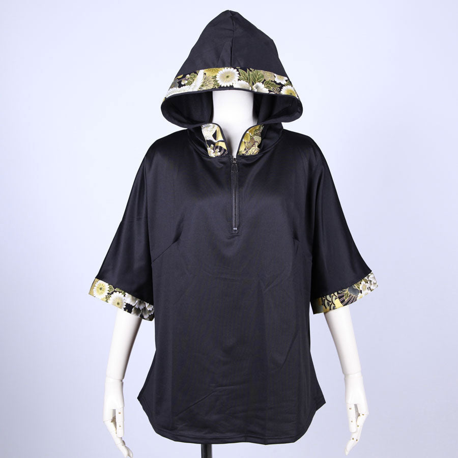 [One-of-a-kind item] TKg Crane of Darkness Polo Open Hood Top