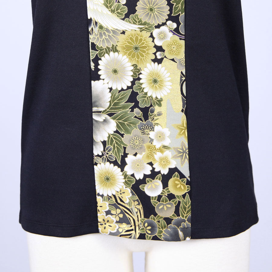 [One-of-a-kind item] TKg Crane of Darkness, Japanese Pattern Switching Camisole