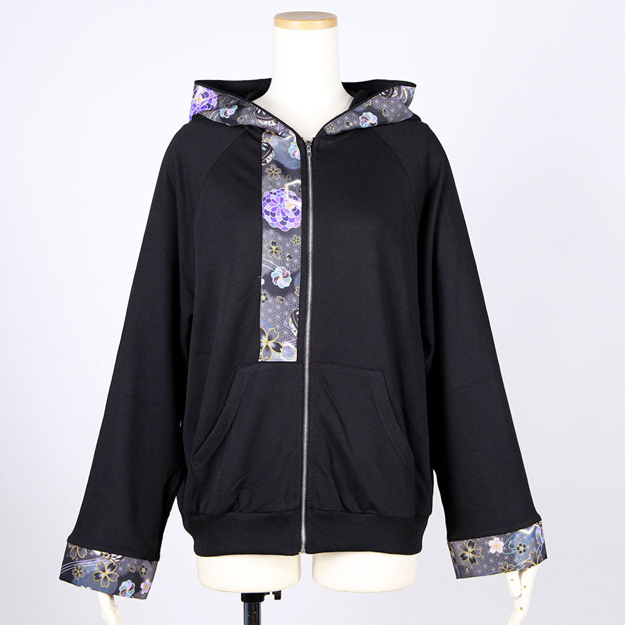 gouk Thin Cut and Sew Hoodie / BK-YEL