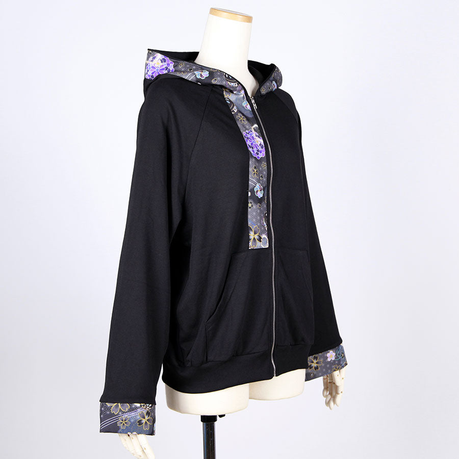 gouk Thin Cut and Sew Hoodie / BK-YEL