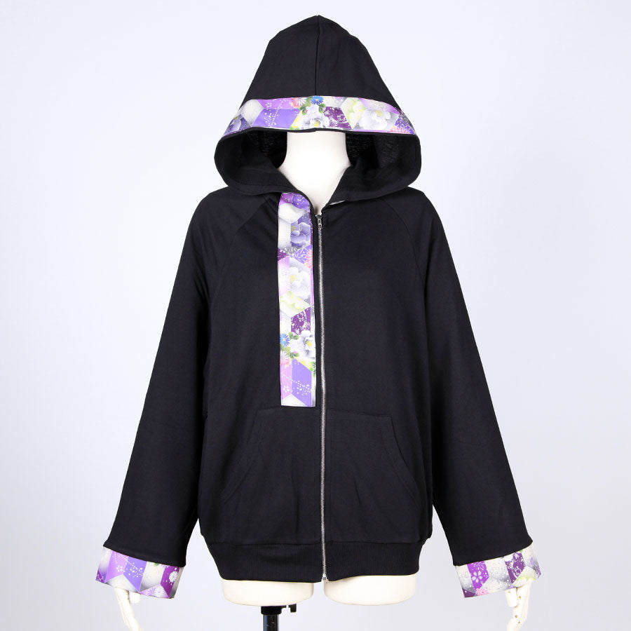 gouk Thin Cut and Sew Hoodie / BK-PUR