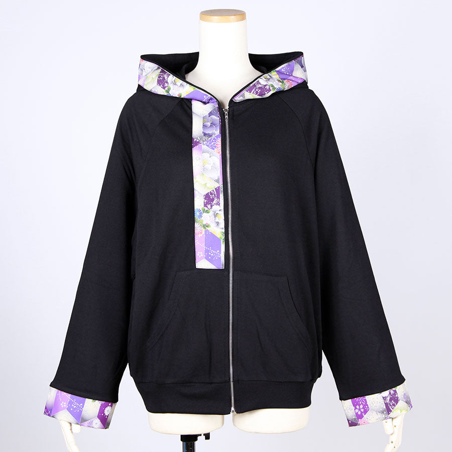 gouk Thin Cut and Sew Hoodie / BK-PUR