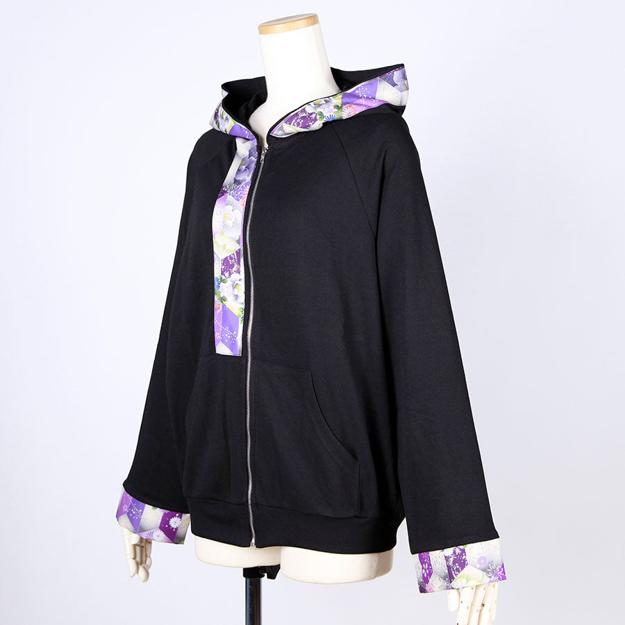 gouk Thin Cut and Sew Hoodie / BK-PUR