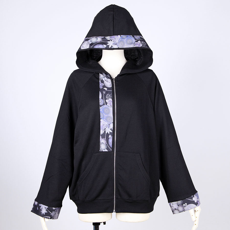 gouk Thin Cut and Sew Hoodie / BK-GY