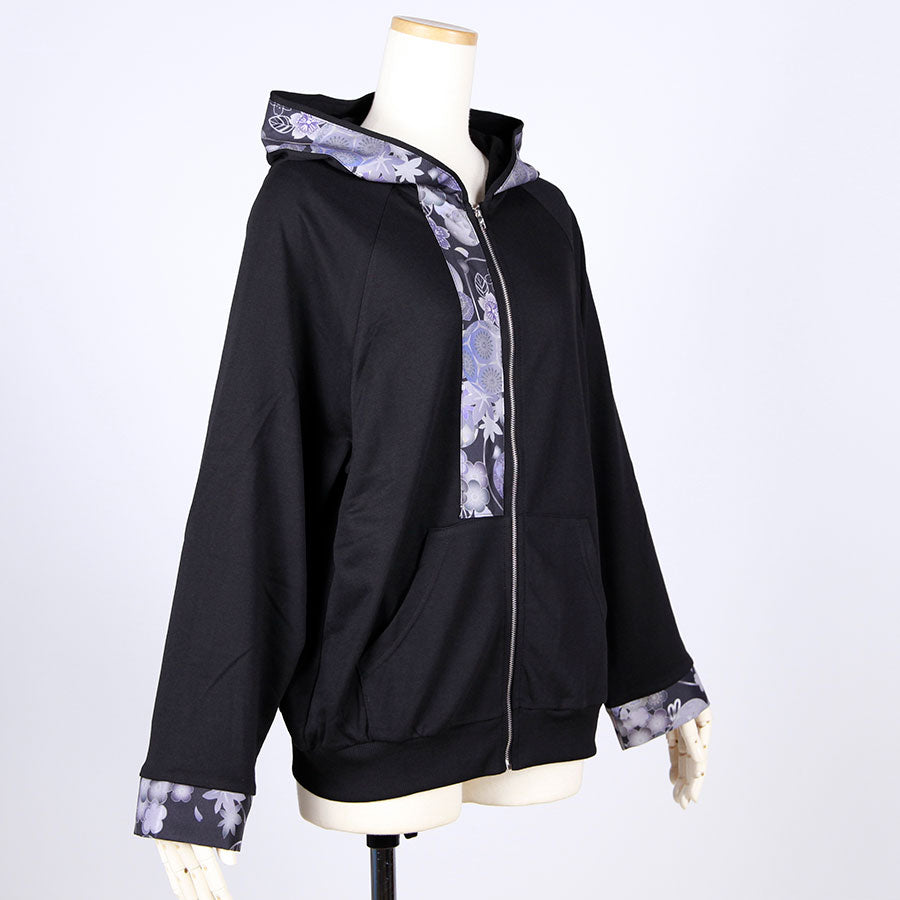 gouk Thin Cut and Sew Hoodie / BK-GY