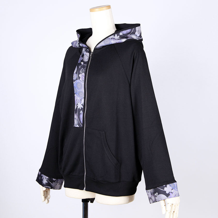 gouk Thin Cut and Sew Hoodie / BK-GY