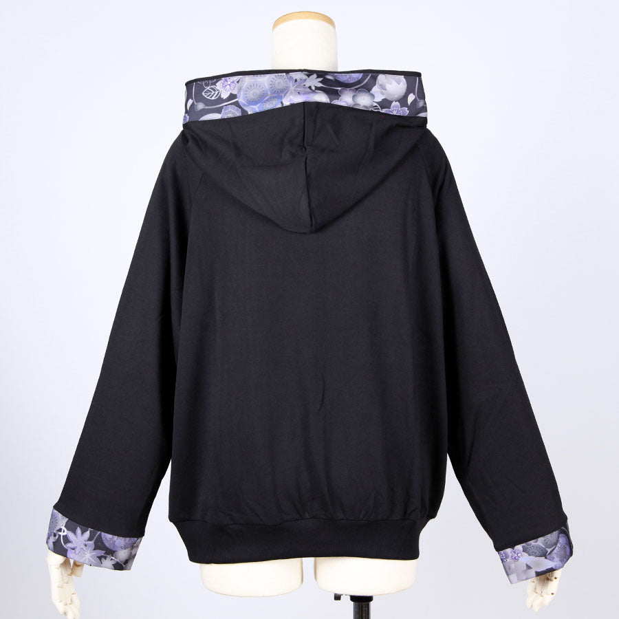 gouk Thin Cut and Sew Hoodie / BK-GY